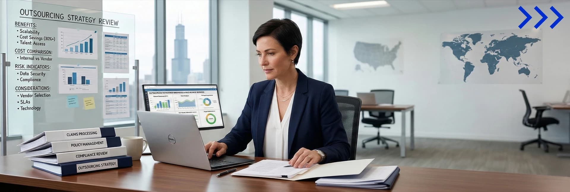 Insurance outsourcing guide for US agencies: Benefits, pricing, risks & key considerations