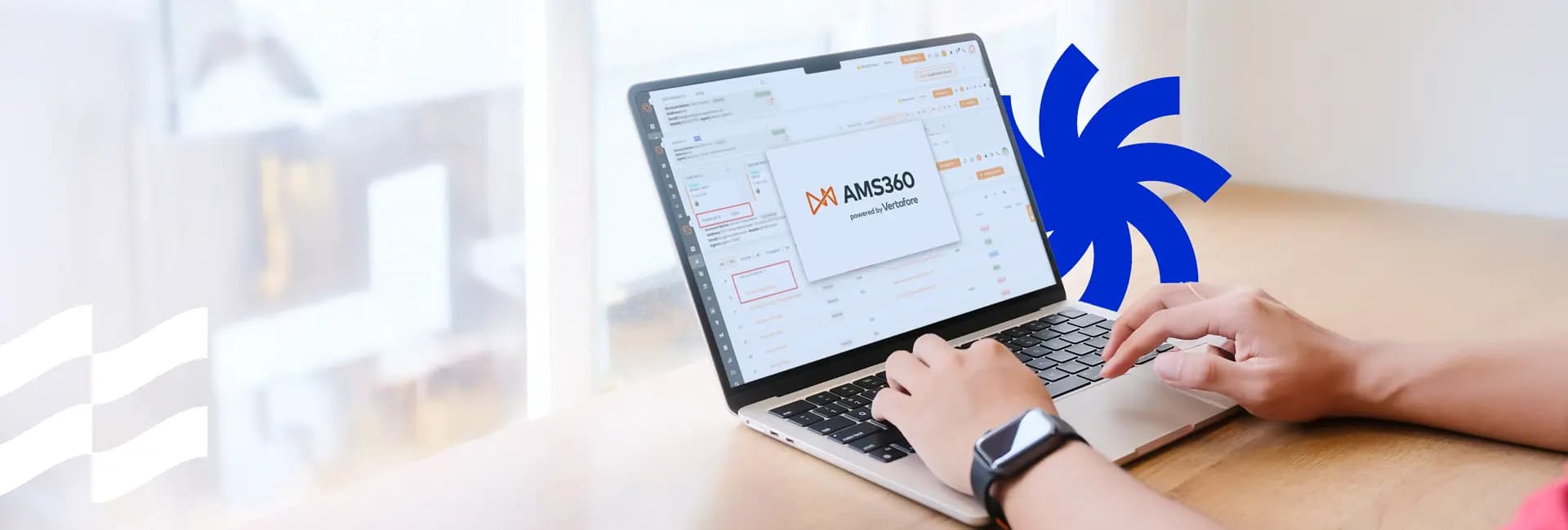 How AMS360 software integrates with insurance operations outsourcing?