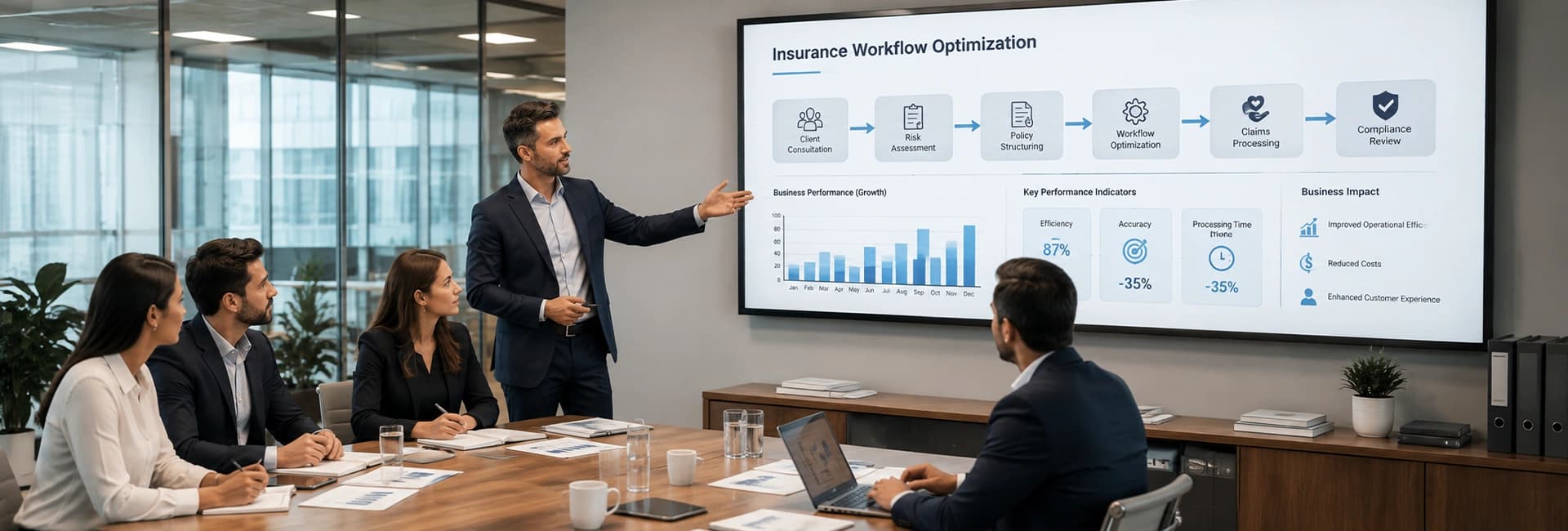 What is the role of insurance consultation in workflow optimization