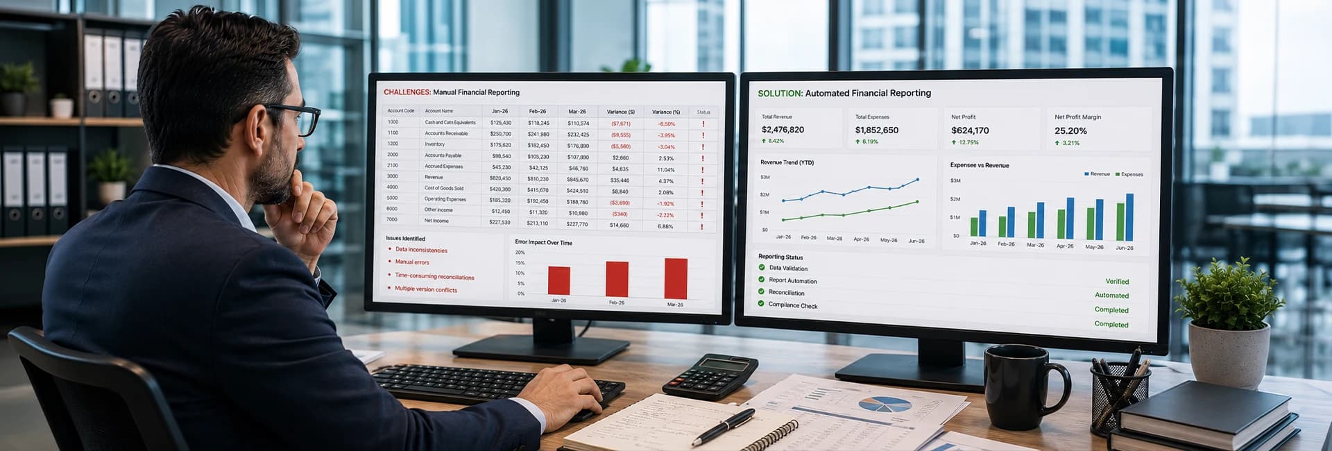 Financial reporting in 2026: Fixing the biggest challenges with modern technology